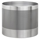 Jumbo Planter, Perforated, 55cm - Stainless Steel