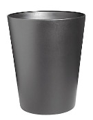 Tapered Planter, Solid without Castors Jumbo, 55cm - Black