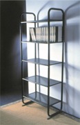 Tech Display Unit, Tall Height, 5 Shelves - Black Tech Display Unit, Tall Height, 5 Shelves - Black