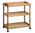 Tea Trolley with Removable Butler's Tray - Cherry Tea Trolley with Removable Butler's Tray - Cherry