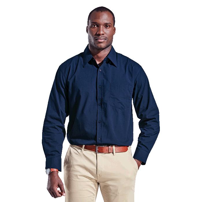 Barron Mens Basic Poly Cotton Lounge Long Sleeve - Avail in: Bla