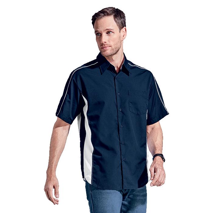 Barron Mens Seattle Lounge Shirt - Avail in: Black/Grey, Navy/Wh
