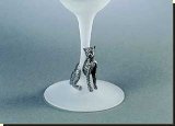 Cheetah Martini Glass - 19CL - African Theme