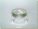 Pearl Glass Suger Bowl - African Theme