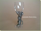 Leopard Large Wine Glasses MC2 Bowl - African Theme