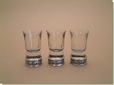 Zulu pattern Scnapps Glass Set - 4 Glasses - African Theme