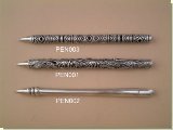 Ndebele Pewter Pen - African Theme