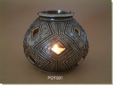 Candle Pot     - African Theme