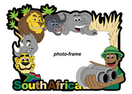 Safari Photo-Frame Tourism Photo Frames - Min order 50 units.