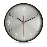 Wall clock  - Available in: Black
