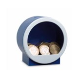 Transparent money bank  - Available in: Blue , Red , White