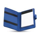 Notepad with pen and cardholder  - Available in: Black , Blue ,