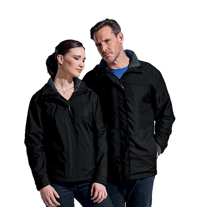 Barron Mens Nashville 3-in-1 Jacket - Avail in: Black/Charcoal o