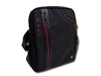 Prestigio Notebook Bag - 14.1" - Shoulder -  Black and Red - 24