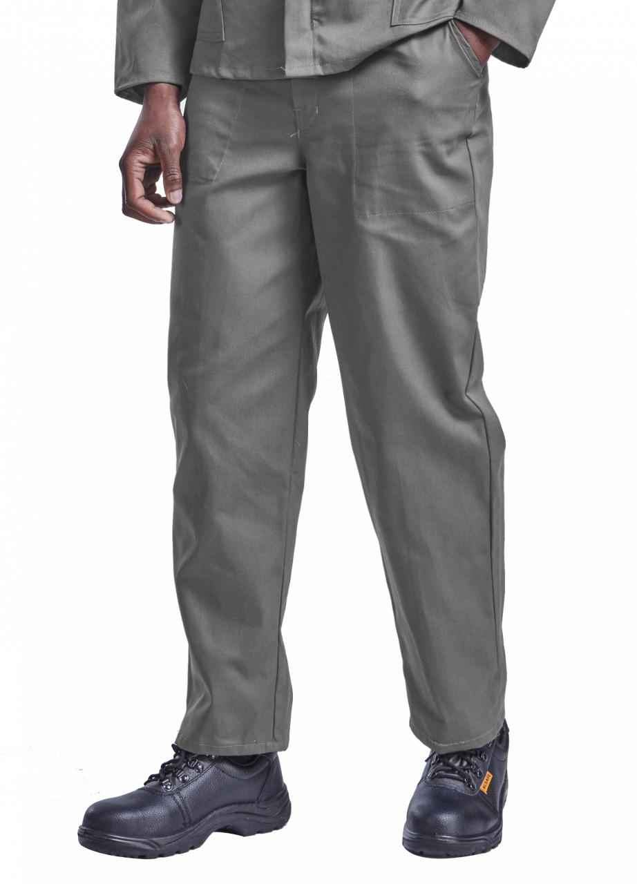 Conti Suit Trousers Poly Cotton Platinum. Avail in Black, Grey,