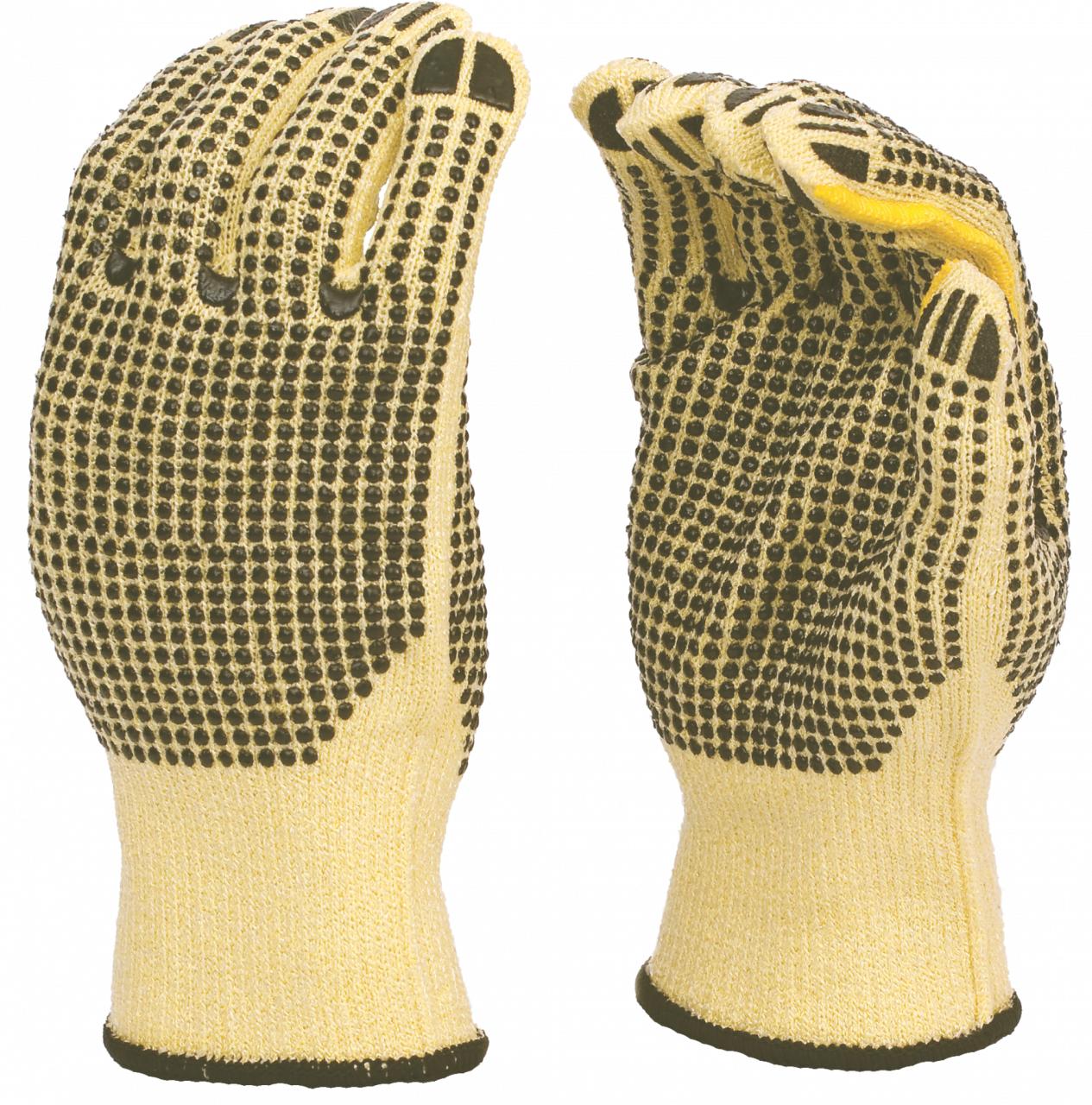 Cotton Protective Gloves Supergrip Double Dotted
