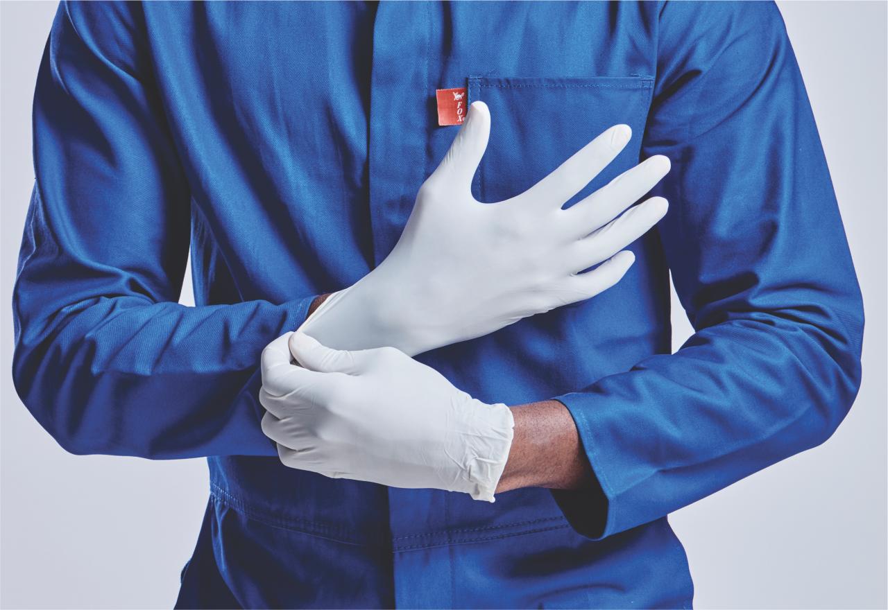 Disposable Latex Gloves 100'S Budget Examination. Sizes: SML