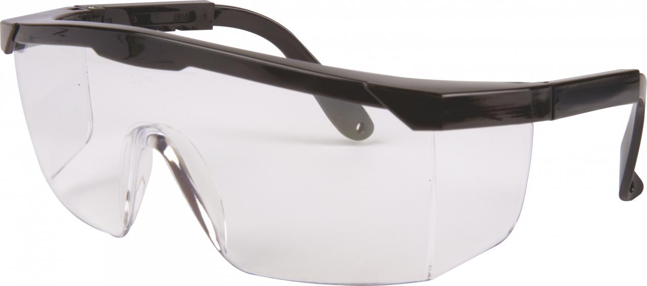 Safety Specs Laser Coated. Available in Clear or Green