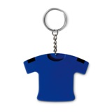PVC T-shirt key ring            -Available in: Blue-Red-White-Or