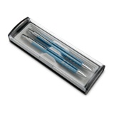 Ball pen and pencil in box - blue ink refill     -Available in: