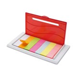 7 coloured stickers in plastic box -Available in: Transparent Bl