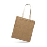Jute shopping Vertical bag -Available in: Beige