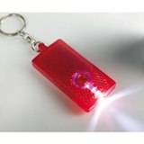 reflective keyring torch  -Available in: Transparent-Transparent