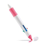 4 colour ball pen with highlighter -Available in: Yellow-Fuchsia