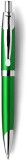 Fortuna plastic ballpen with a metal clip and a solid coloured b