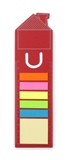 House bookmark made from card with five different coloured stick
