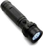 Plastic push button torch with fourteen LED lights. - Available