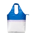 210D polyester shopping cooler bag with long integrated handles,