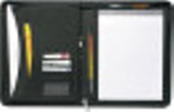 A4 Bonded leather zipped conference folder and note pad. - Avail