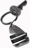 Key holder with a metal bottle opener. - Available in: Silver