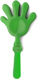 Plastic hand clapper. - Available in: Pale green, Cabalt blue, ,