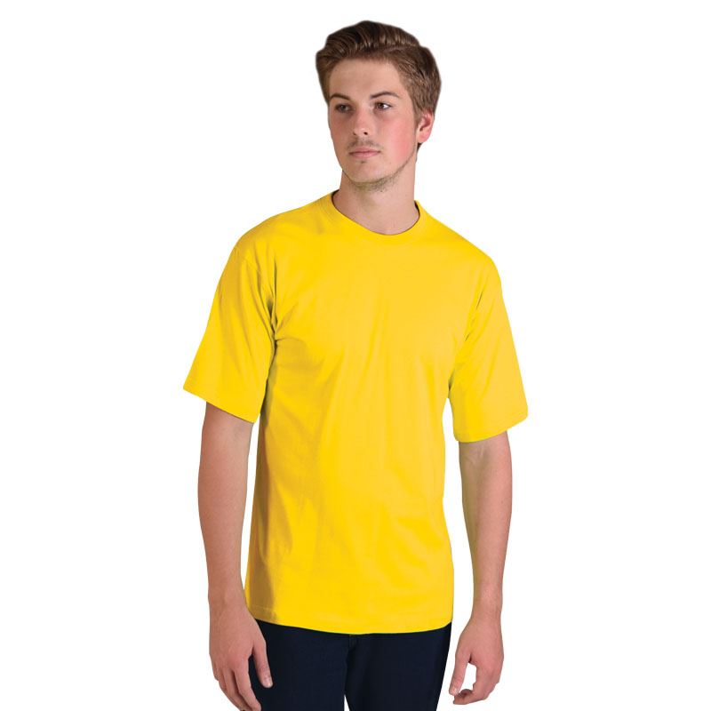 145g Cotton Crew-neck T-shirts - Avail in: Black, Beige, Emerald