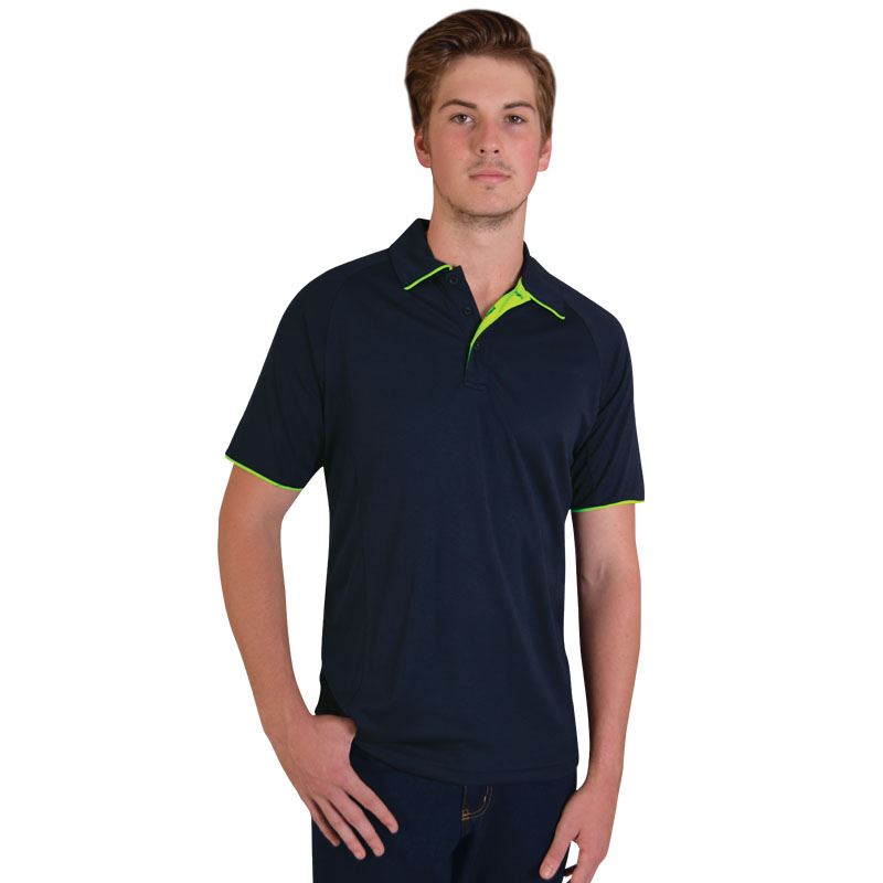 Legend Polo - Avail in: Graphite/Yellow, Navy/Lime