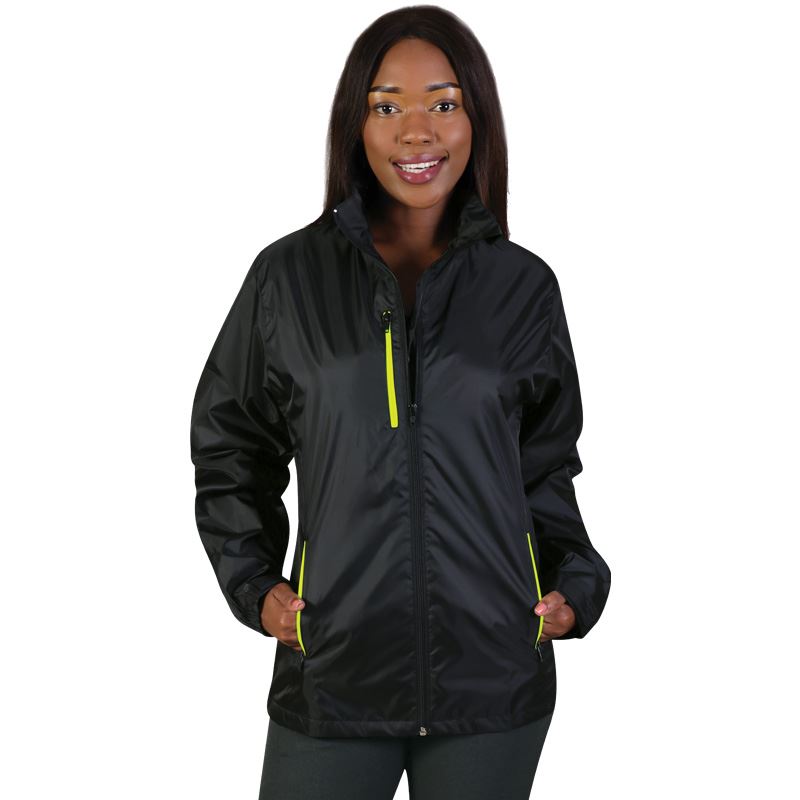 Ladies Tech All Weather Jacket - Avail in: Black/Lime, Black/Red