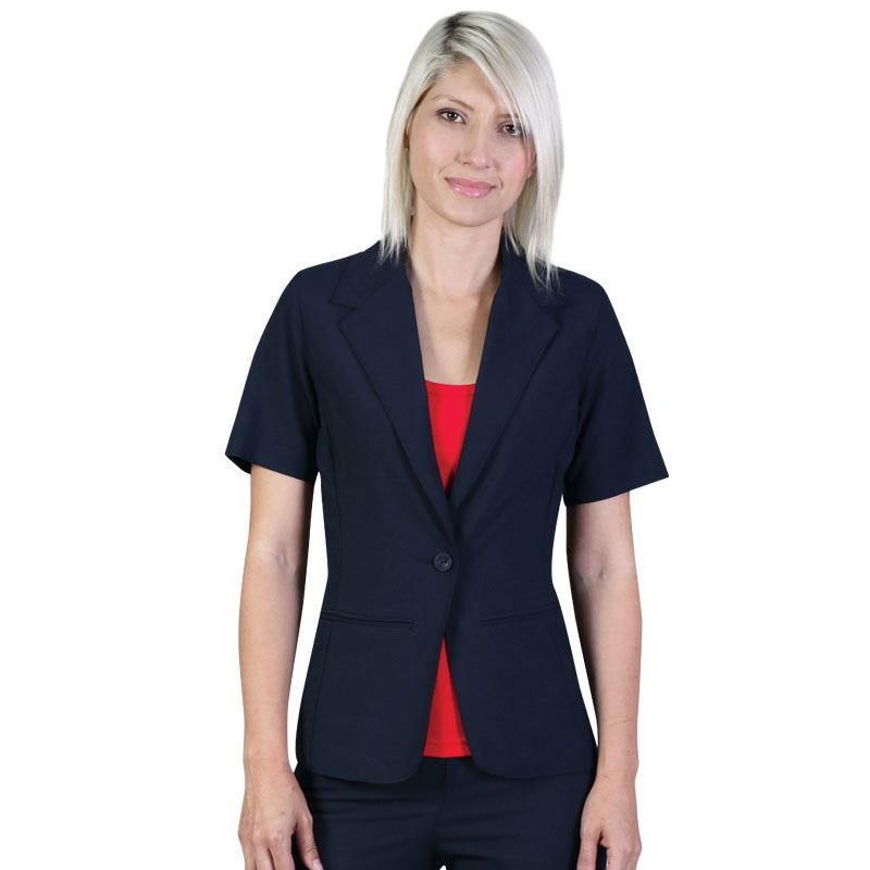 Rosa Jacket Short Sleeve - Avail in: Black, Navy