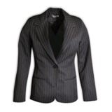 Rosa Stripe Jacket L/S - Avail in: Charcoal Stripe