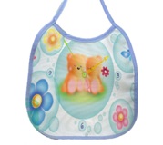 Imprintable Baby Bib - Sublimation Only. Available In Blue, Pink