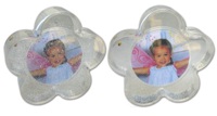 Star Shaped Photoglobe / Snowglobe With Centre Picture Insert -