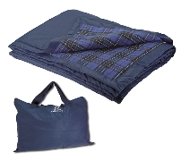 Picnic blanket in carrier bag