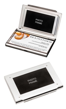 Pocket cardholder with photo frames