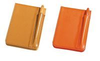 Pu Notebook With Pen (Orange)