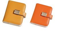 Pu Notebook  With Pen (Orange)