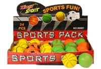 Toy Sport Ball 24 In Display (Per Each) - Min Order - 10 Units
