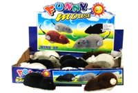 Toy Windup Mouse 3 Colours (12 Per Display) - Min Order - 10 Uni