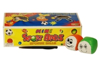 Toy Sports Balls With Faces -15 Per Box - Min Order - 10 Units