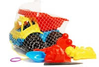 Toy Beach Truck In Netbag With Tools - Min Order - 10 Units